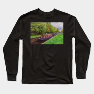 Locking Through at Kintbury Long Sleeve T-Shirt